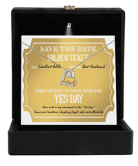 Load image into Gallery viewer, Wife Heart Necklace - Golden Ticket
