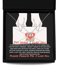 Load image into Gallery viewer, I&#39;m Sorry Heart Necklace - Without Thinking
