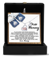 Load image into Gallery viewer, Mom To Be Baby Feet Necklace - You Are Amazing
