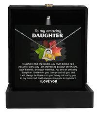 Load image into Gallery viewer, Daughter Heart Necklace - It Is Possible
