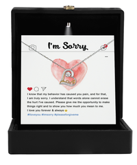 Load image into Gallery viewer, I&#39;m Sorry Heart Necklace - Cannot Erase
