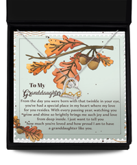 Load image into Gallery viewer, Granddaughter Heart Necklace - From Deep Inside
