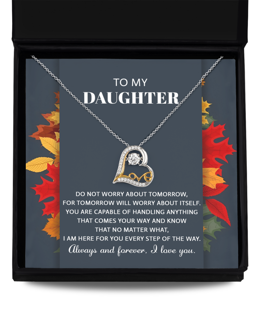 Daughter Heart Necklace - Comes Your Way