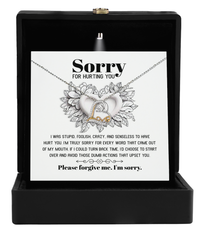 Load image into Gallery viewer, I&#39;m Sorry Heart Necklace - Turn Back Time
