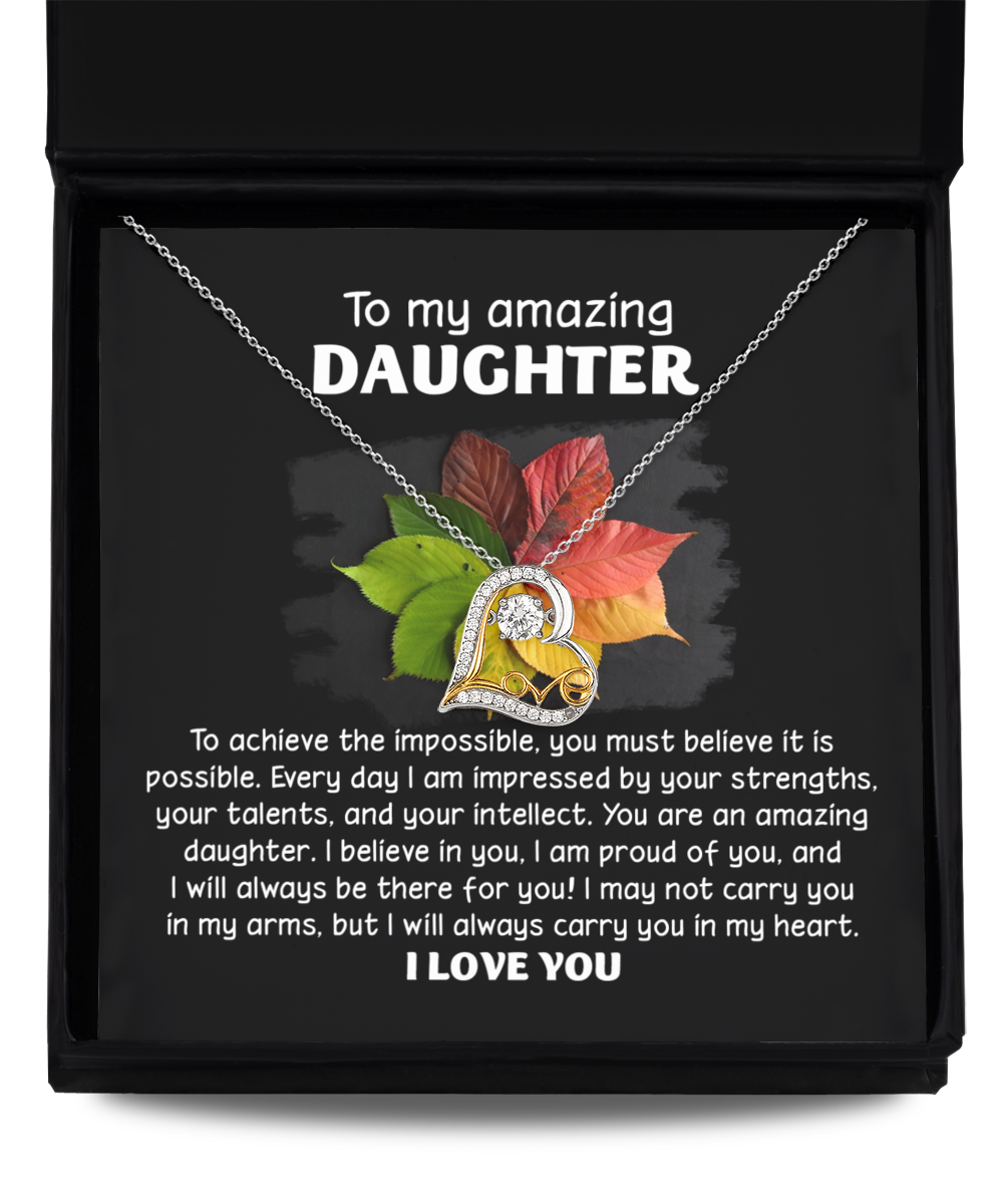 Daughter Heart Necklace - It Is Possible