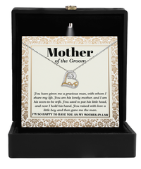 Load image into Gallery viewer, Mom of Groom Heart Necklace - To Have You
