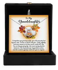 Load image into Gallery viewer, Granddaughter Heart Necklace - By Your Side
