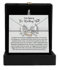 Load image into Gallery viewer, I&#39;m Sorry Heart Necklace - My Queen
