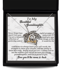 Load image into Gallery viewer, Granddaughter Heart Necklace - Deeply Loved
