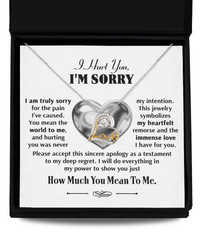 Load image into Gallery viewer, I&#39;m Sorry Heart Necklace - Sincere Apology
