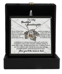 Load image into Gallery viewer, Granddaughter Heart Necklace - Deeply Loved
