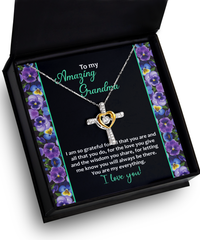 Load image into Gallery viewer, Grandma Cross Necklace - My Everything
