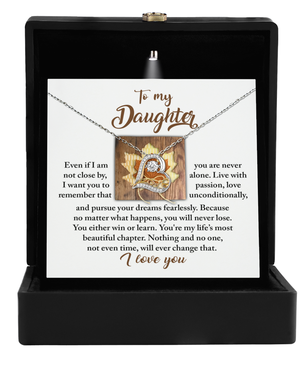 Daughter Heart Necklace - Live With Passion