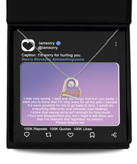 Load image into Gallery viewer, I&#39;m Sorry Heart Necklace - Hurt You Badly

