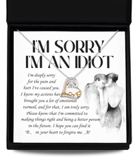 Load image into Gallery viewer, I&#39;m Sorry Heart Necklace - Emotional Turmoil
