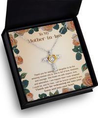 Load image into Gallery viewer, Mother in Law Cross Necklace - Grateful To You
