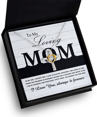 Load image into Gallery viewer, Mom Cross Necklace - Loving As You
