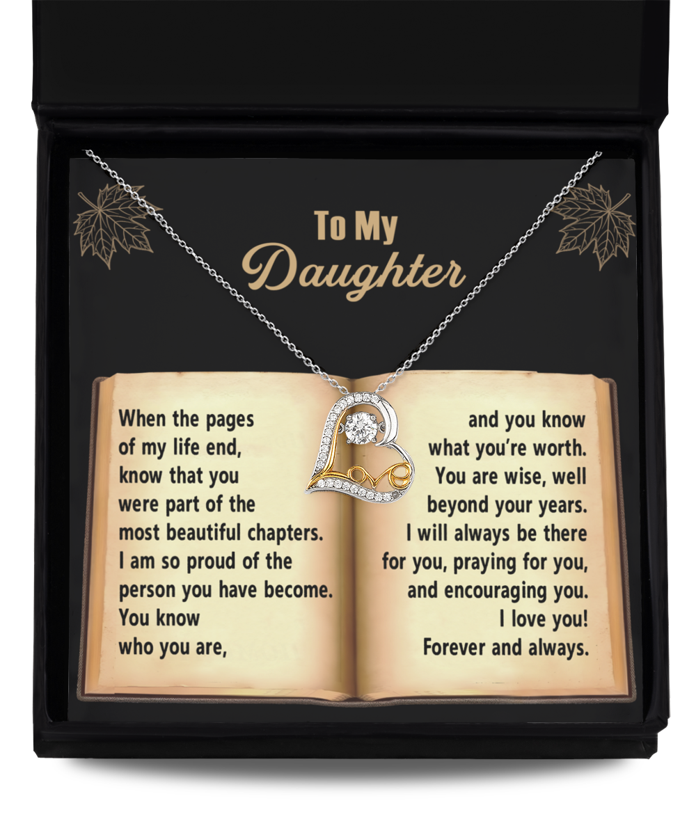 Daughter Heart Necklace - Beyond Your Years