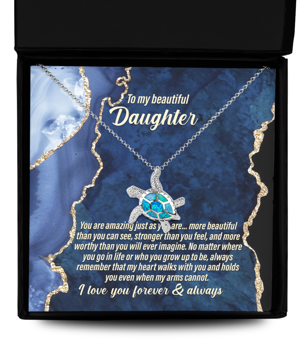 Daughter Turtle Necklace - As You Are