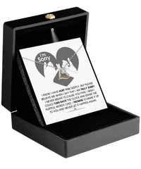Load image into Gallery viewer, I&#39;m Sorry Heart Necklace - Hurtful Words
