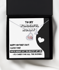 Load image into Gallery viewer, Mom To Be Baby Feet Necklace - Greatest Gift
