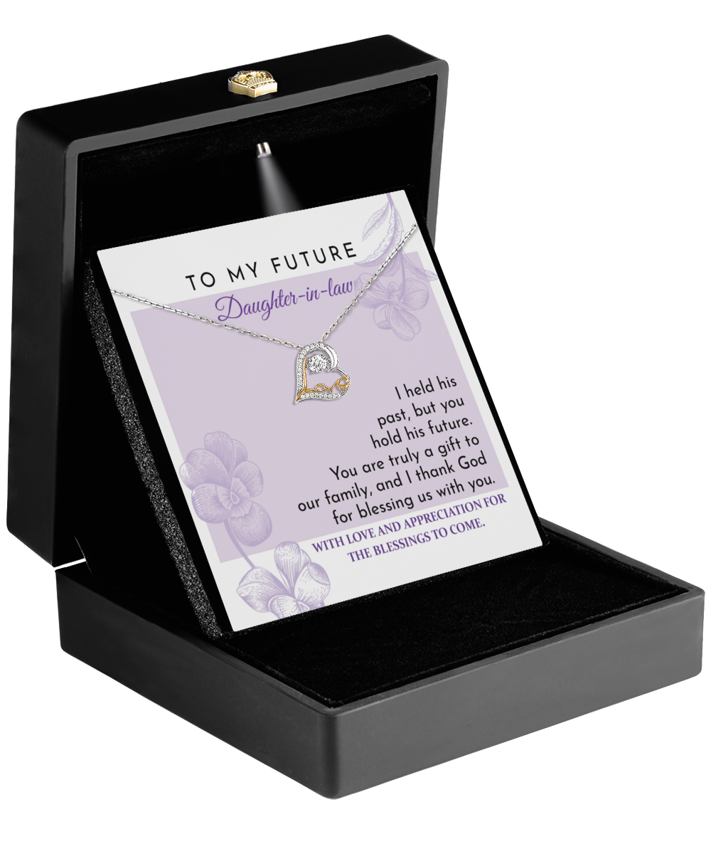 Daughter in Law Heart Necklace - Gift