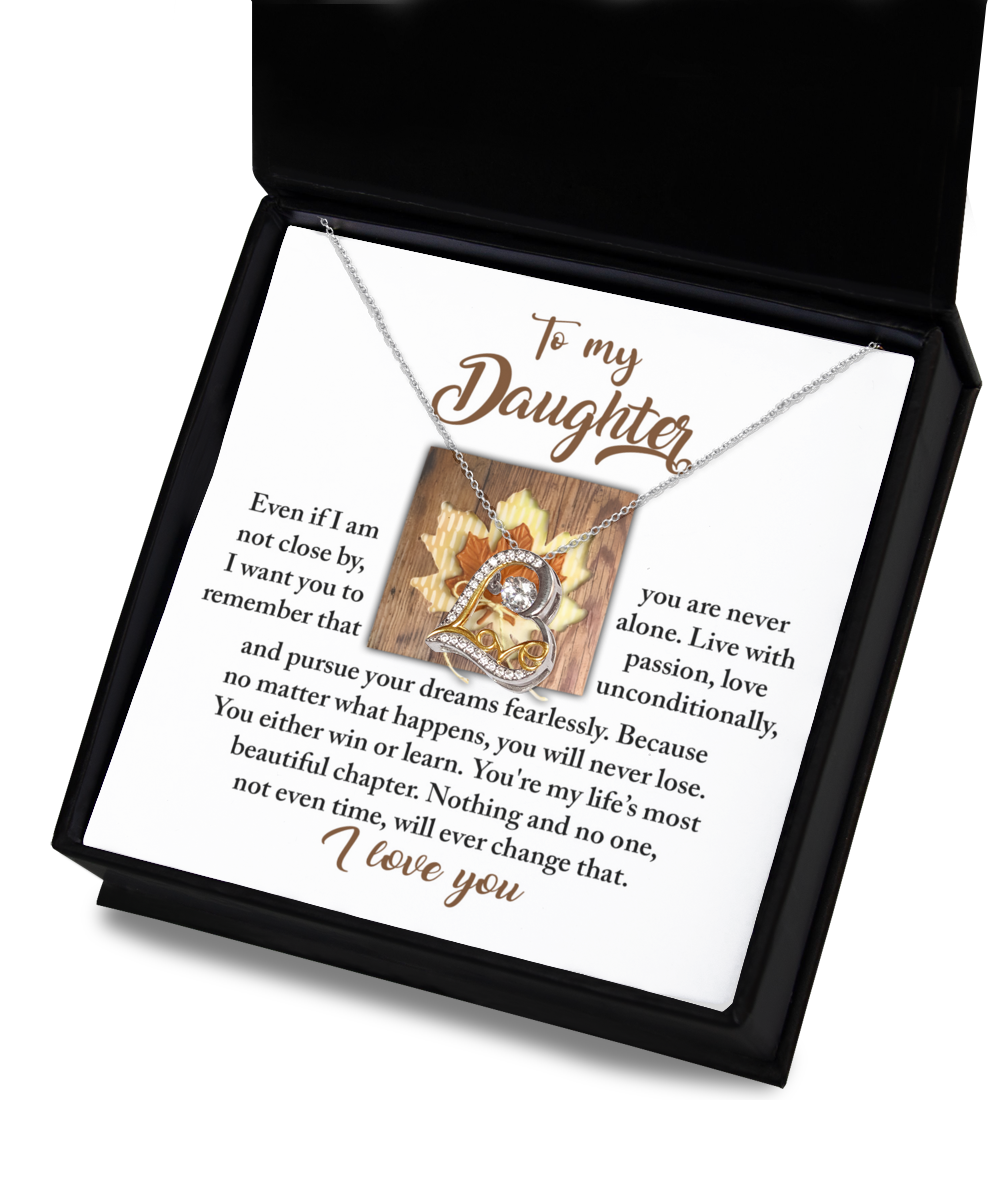 Daughter Heart Necklace - Live With Passion