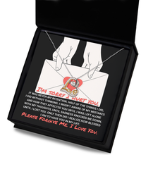 Load image into Gallery viewer, I&#39;m Sorry Heart Necklace - Without Thinking
