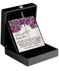 Load image into Gallery viewer, Bonus Mom Cross Necklace - Grateful For You
