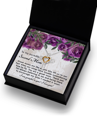 Load image into Gallery viewer, Bonus Mom Cross Necklace - Grateful For You
