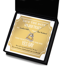 Load image into Gallery viewer, Wife Heart Necklace - Golden Ticket
