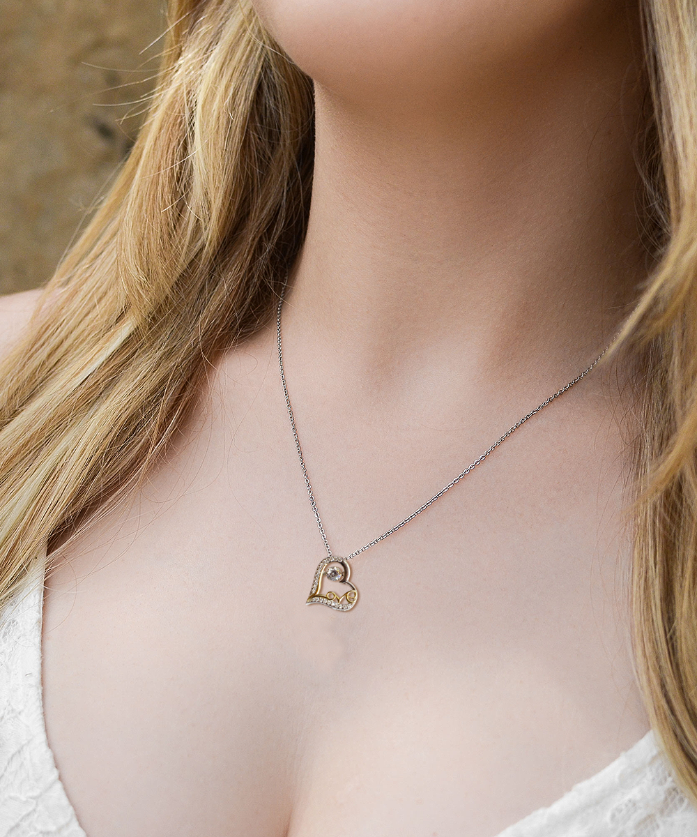 Bonus Mom Heart Necklace - Always Being There