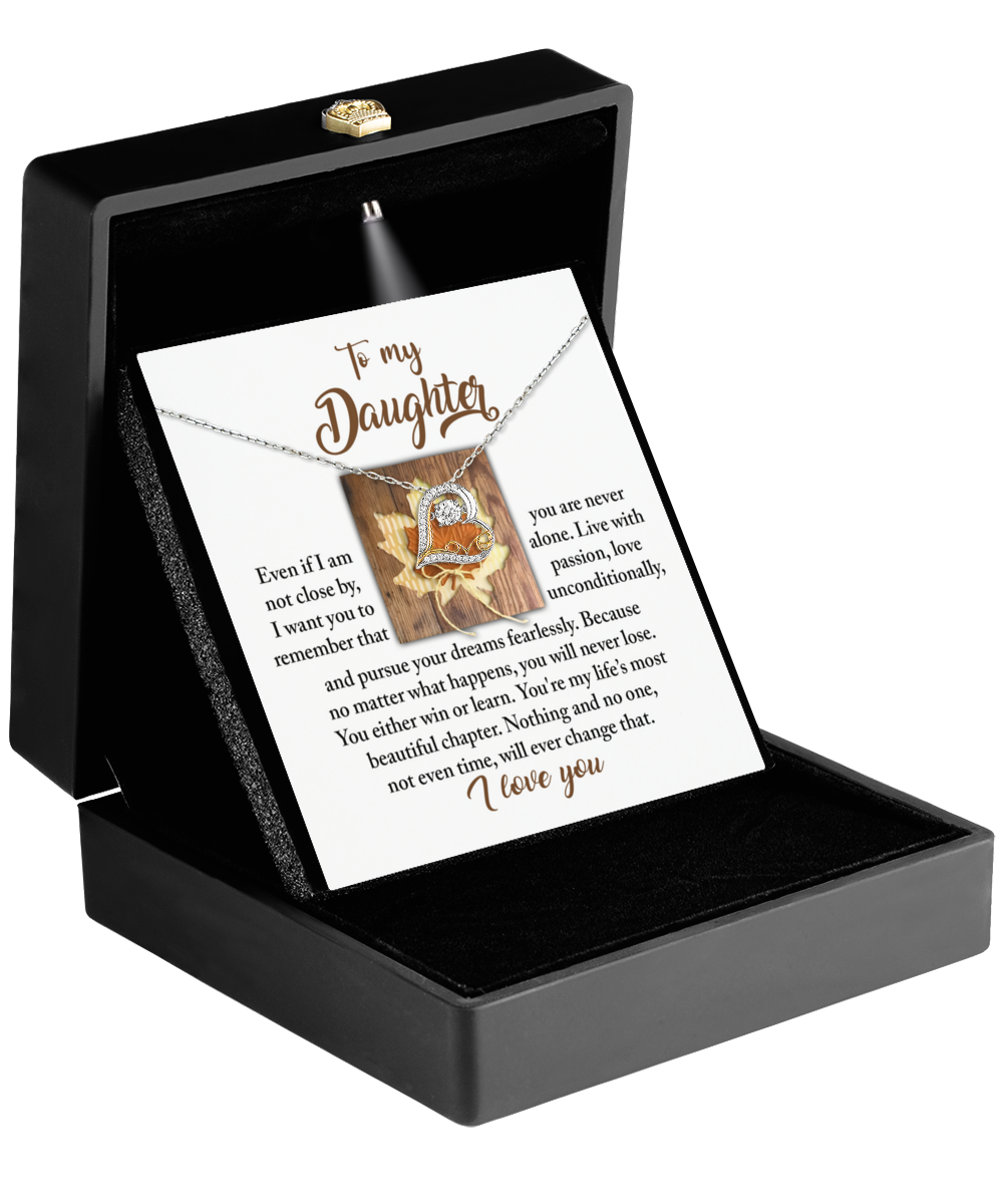 Daughter Heart Necklace - Live With Passion