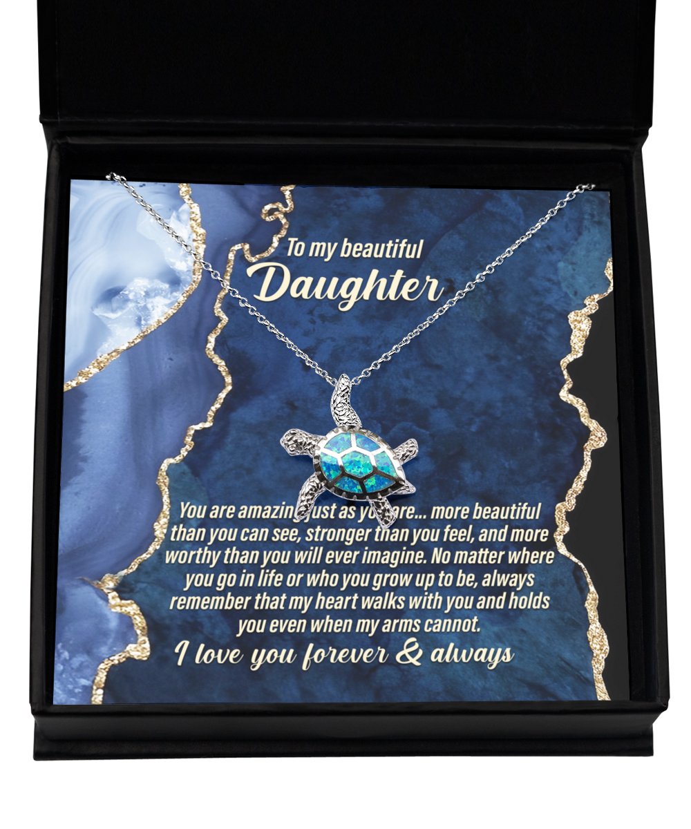 Daughter Turtle Necklace - As You Are