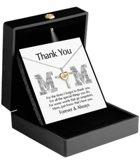 Load image into Gallery viewer, Mom Cross Necklace - Thank You
