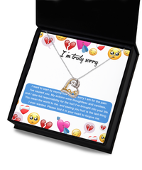 Load image into Gallery viewer, I&#39;m Sorry Heart Necklace - How
