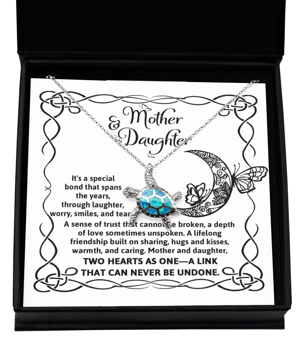 Daughter Turtle Necklace - Special Bond