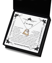 Load image into Gallery viewer, I&#39;m Sorry Heart Necklace - No Excuse
