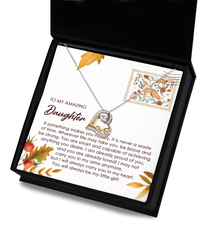 Load image into Gallery viewer, Daughter Heart Necklace - Makes You Happy
