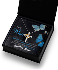 Load image into Gallery viewer, Mom Cross Necklace - Believing In Me
