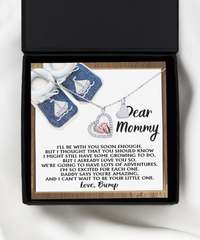 Load image into Gallery viewer, Mom To Be Baby Feet Necklace - You Are Amazing
