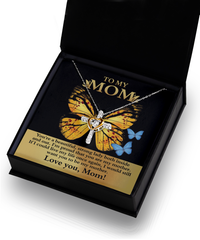 Load image into Gallery viewer, Mom Cross Necklace - Strong Lady
