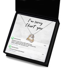 Load image into Gallery viewer, I&#39;m Sorry Heart Necklace - Lost Without You
