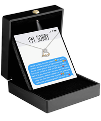 Load image into Gallery viewer, I&#39;m Sorry Heart Necklace - Stupid Argument
