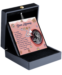 Load image into Gallery viewer, Mom To Be Baby Feet Necklace - On My Way
