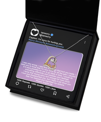 Load image into Gallery viewer, I&#39;m Sorry Heart Necklace - Hurt You Badly
