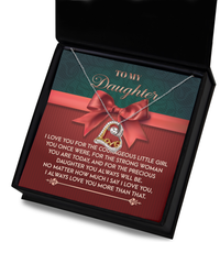 Load image into Gallery viewer, Daughter Heart Necklace - Always Will Be
