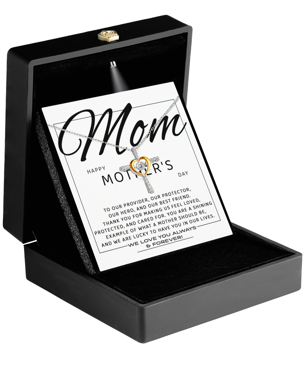 Mom Cross Necklace - Our Best Friend