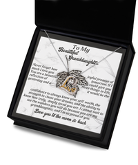 Load image into Gallery viewer, Granddaughter Heart Necklace - Deeply Loved
