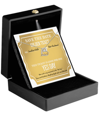 Load image into Gallery viewer, Wife Heart Necklace - Golden Ticket

